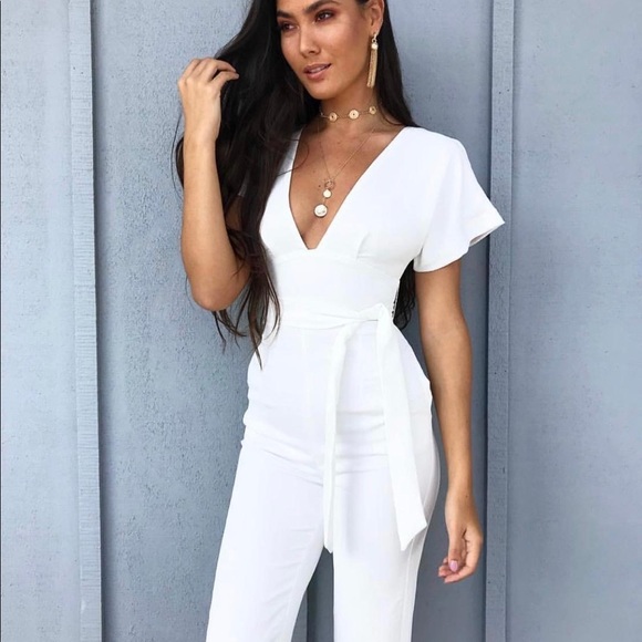 KOOKAI Remi Jumpsuit in White - Picture 2 of 10
